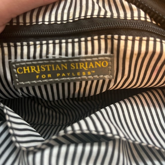 Christian Siriano for Payless crossbody shoulder bag. Black and White - Picture 11 of 13